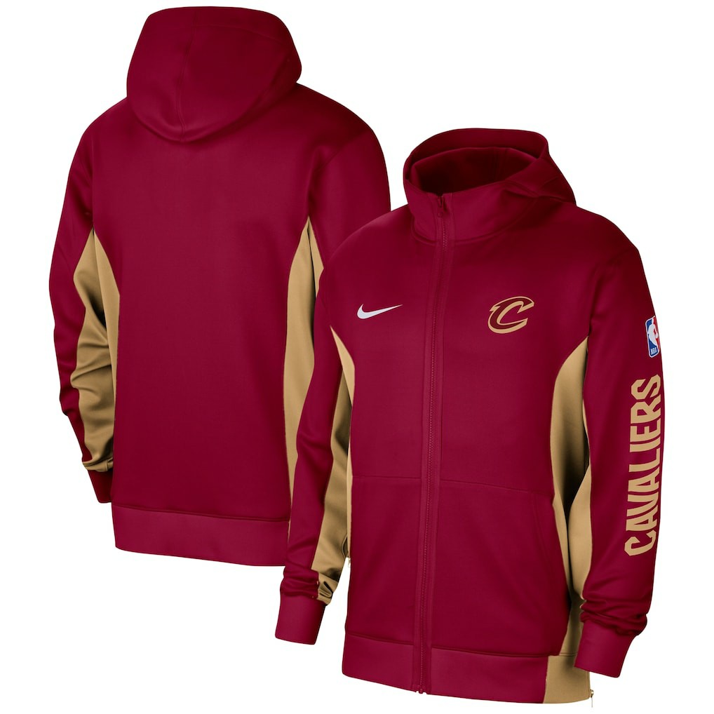 NBA Cleveland Cavaliers 2023/24 Authentic Showtime Full-Zip Hoodie sale
