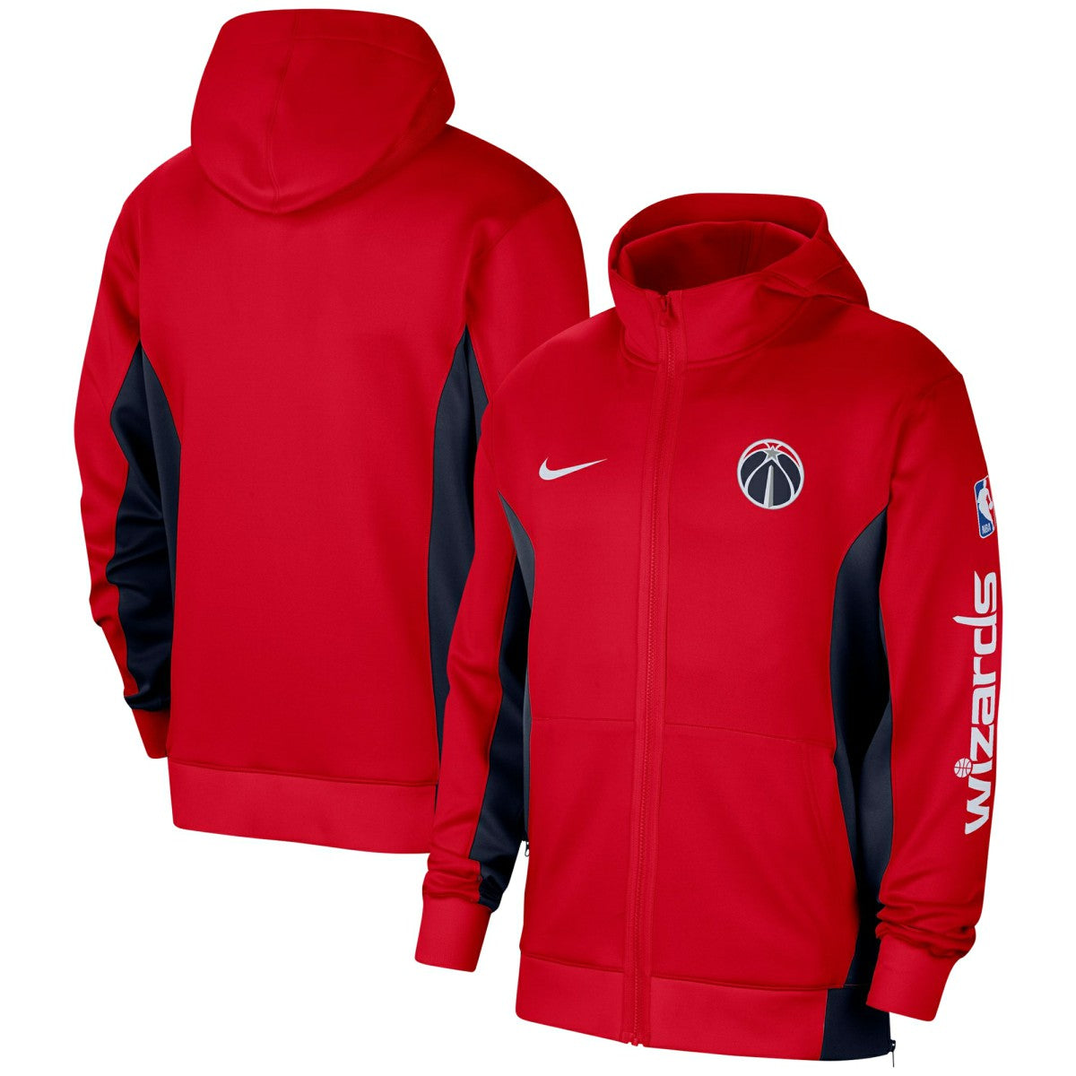 NBA Washington Wizards 2023/24 Authentic Showtime Full-Zip Hoodie