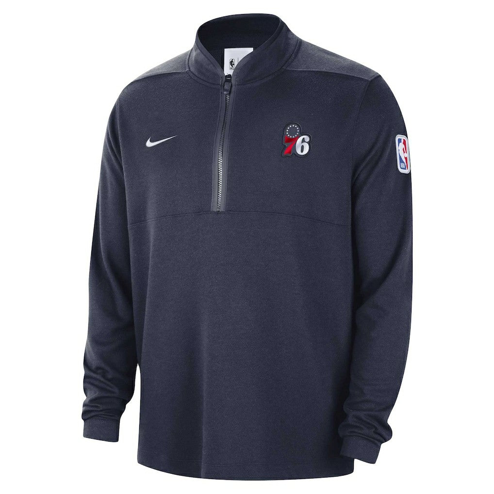 NBA Philadelphia 76ers Authentic Performance Half-Zip Jacket