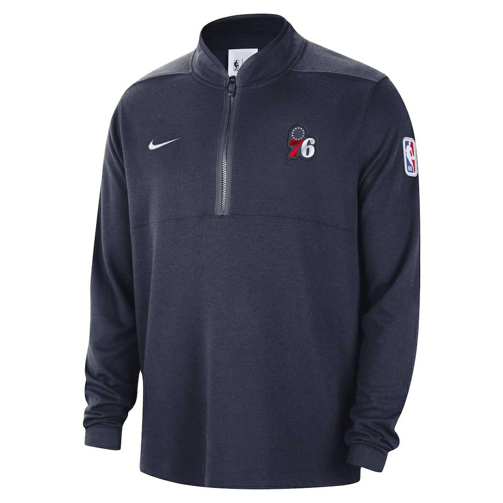 NBA Philadelphia 76ers Authentic Performance Half-Zip Jacket