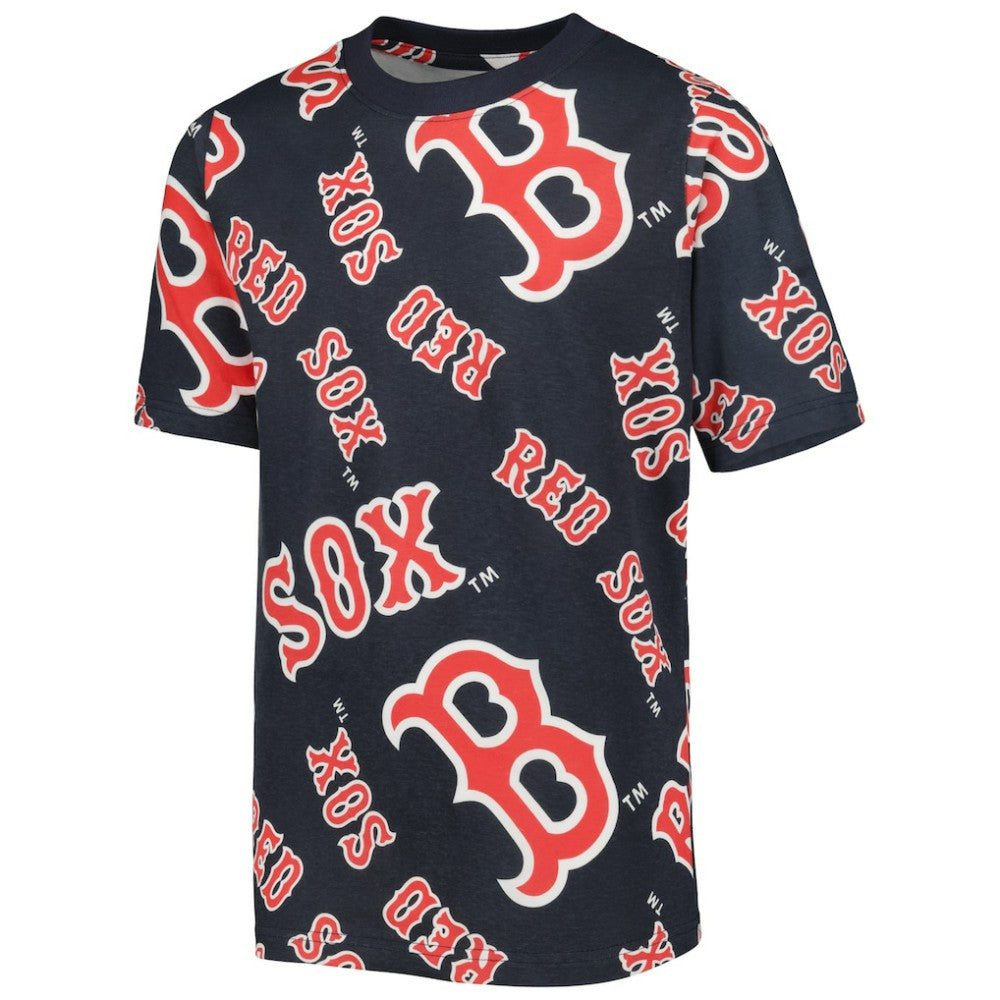 MLB Boston Red Sox Stitches Youth Allover Team T-Shirt