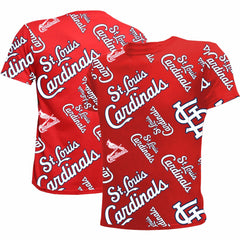 MLB St. Louis Cardinals Stitches Youth Allover Team T-Shirt