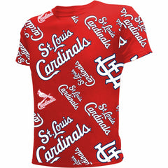 MLB St. Louis Cardinals Stitches Youth Allover Team T-Shirt