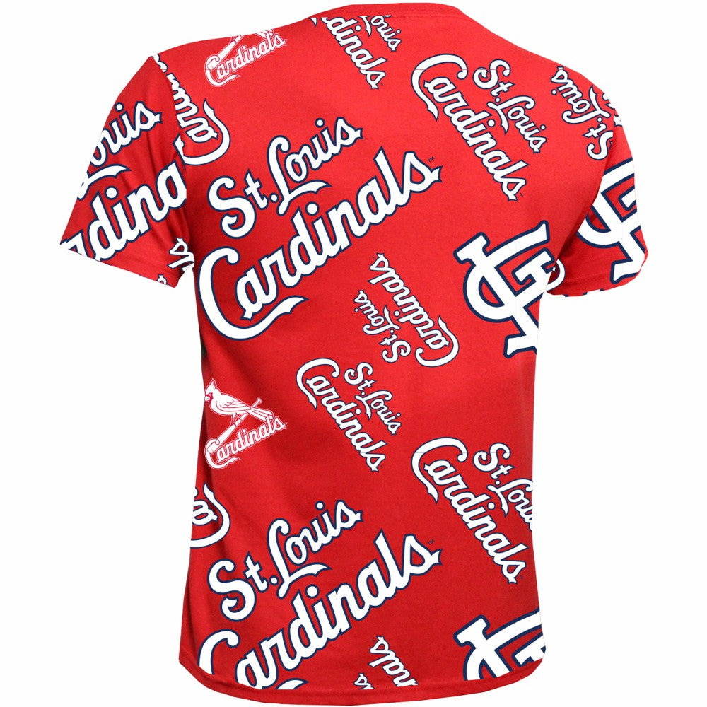 MLB St. Louis Cardinals Stitches Youth Allover Team T-Shirt