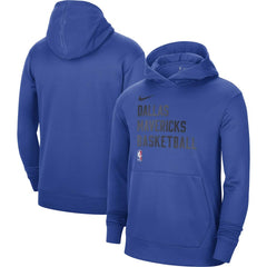 NBA Dallas Mavericks Unisex 2023/24 Performance Spotlight On-Court Practice Pullover Hoodie