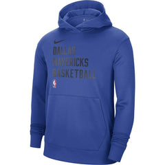 NBA Dallas Mavericks Unisex 2023/24 Performance Spotlight On-Court Practice Pullover Hoodie