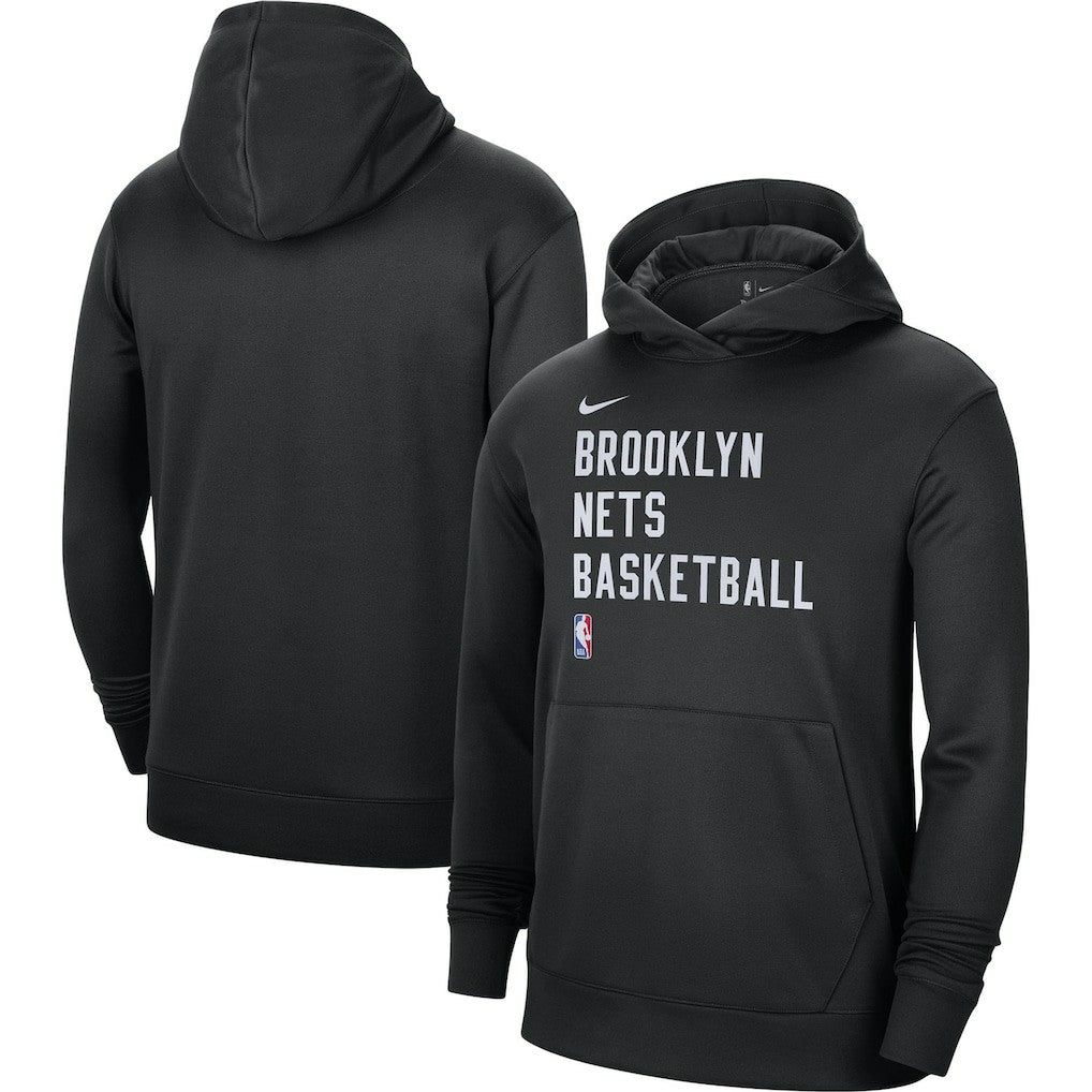NBA Brooklyn Nets Unisex 2023/24 Performance Spotlight On-Court Practice Pullover Hoodie