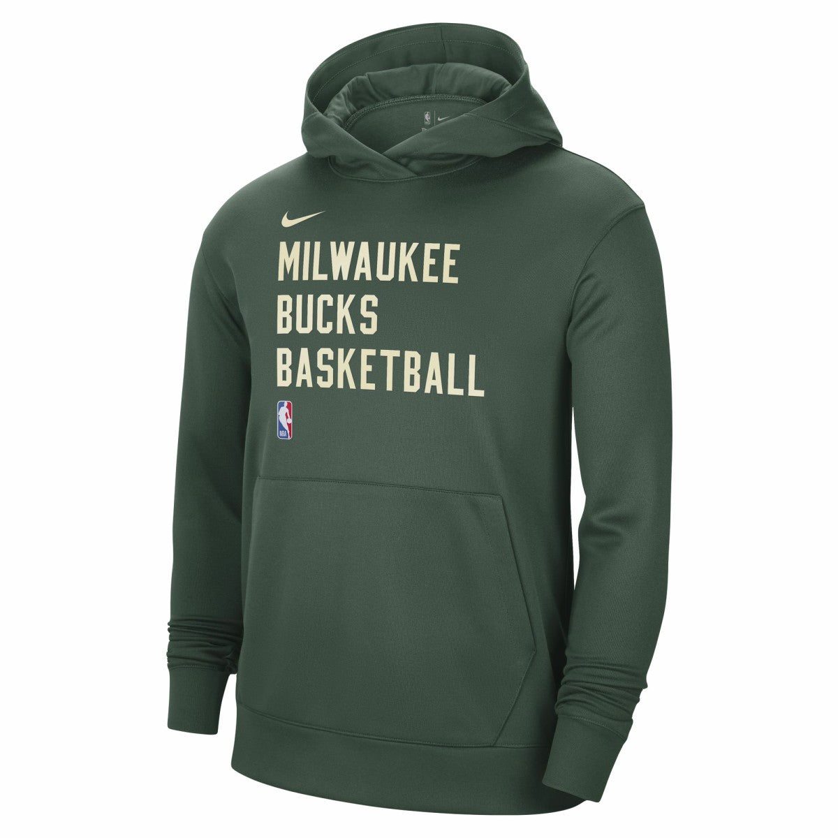 NBA Milwaukee Bucks Unisex 2023/24 Performance Spotlight On-Court Practice Pullover Hoodie