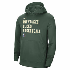 NBA Milwaukee Bucks Unisex 2023/24 Performance Spotlight On-Court Practice Pullover Hoodie