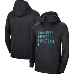 NBA Charlotte Hornets Jordan Brand Unisex 2023/24 Performance Spotlight On-Court Practice Pullover Hoodie