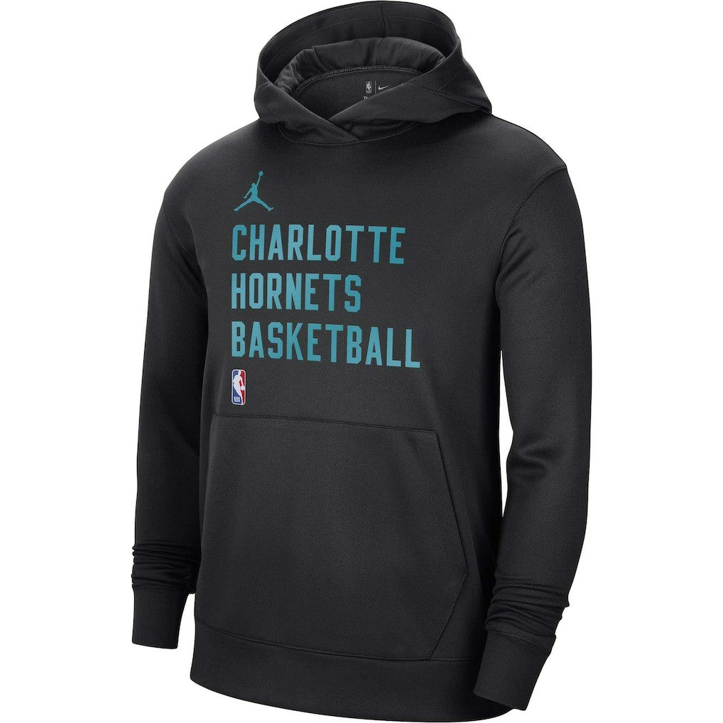 NBA Charlotte Hornets Jordan Brand Unisex 2023/24 Performance Spotlight On-Court Practice Pullover Hoodie
