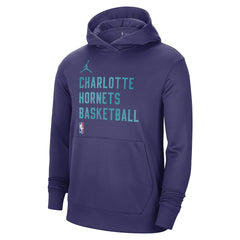 NBA Charlotte Hornets Jordan Brand Unisex 2023/24 Performance Spotlight On-Court Practice Pullover Hoodie