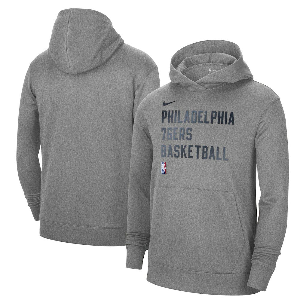 NBA Philadelphia 76ers Unisex 2023/24 Performance Spotlight On-Court Practice Pullover Hoodie