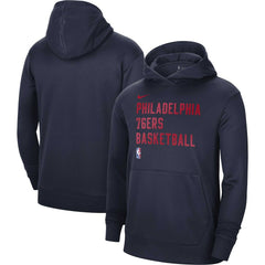 NBA Philadelphia 76ers Unisex 2023/24 Performance Spotlight On-Court Practice Pullover Hoodie