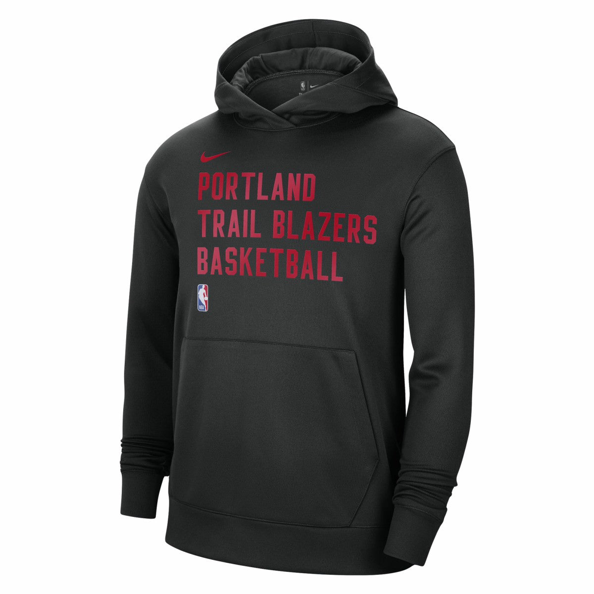 NBA Portland Trail Blazers Unisex 2023/24 Performance Spotlight On-Court Practice Pullover Hoodie