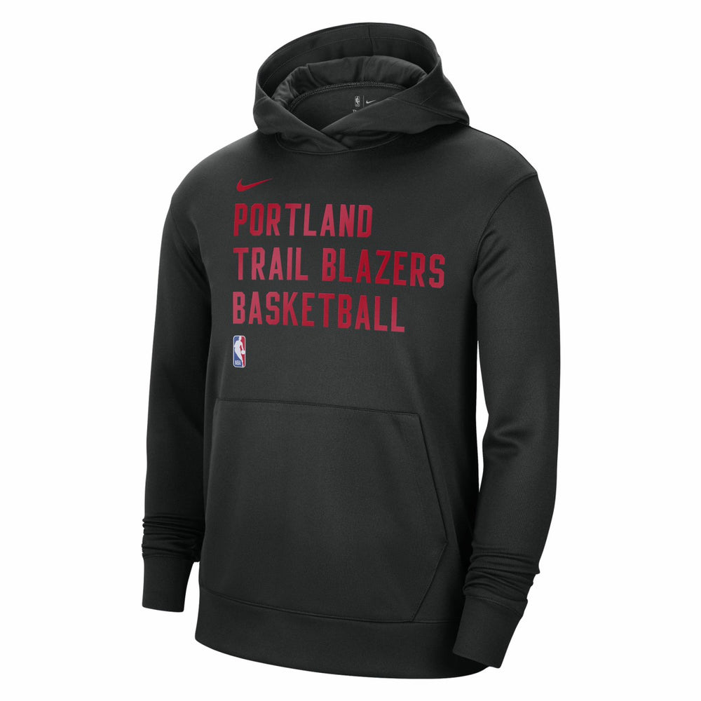 NBA Portland Trail Blazers Unisex 2023/24 Performance Spotlight On-Court Practice Pullover Hoodie