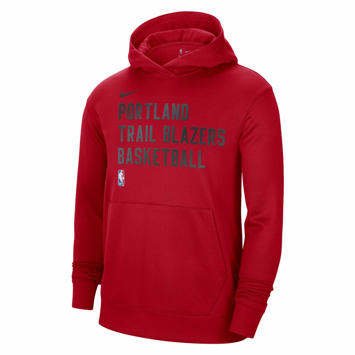 NBA Portland Trail Blazers Unisex 2023/24 Performance Spotlight On-Court Practice Pullover Hoodie