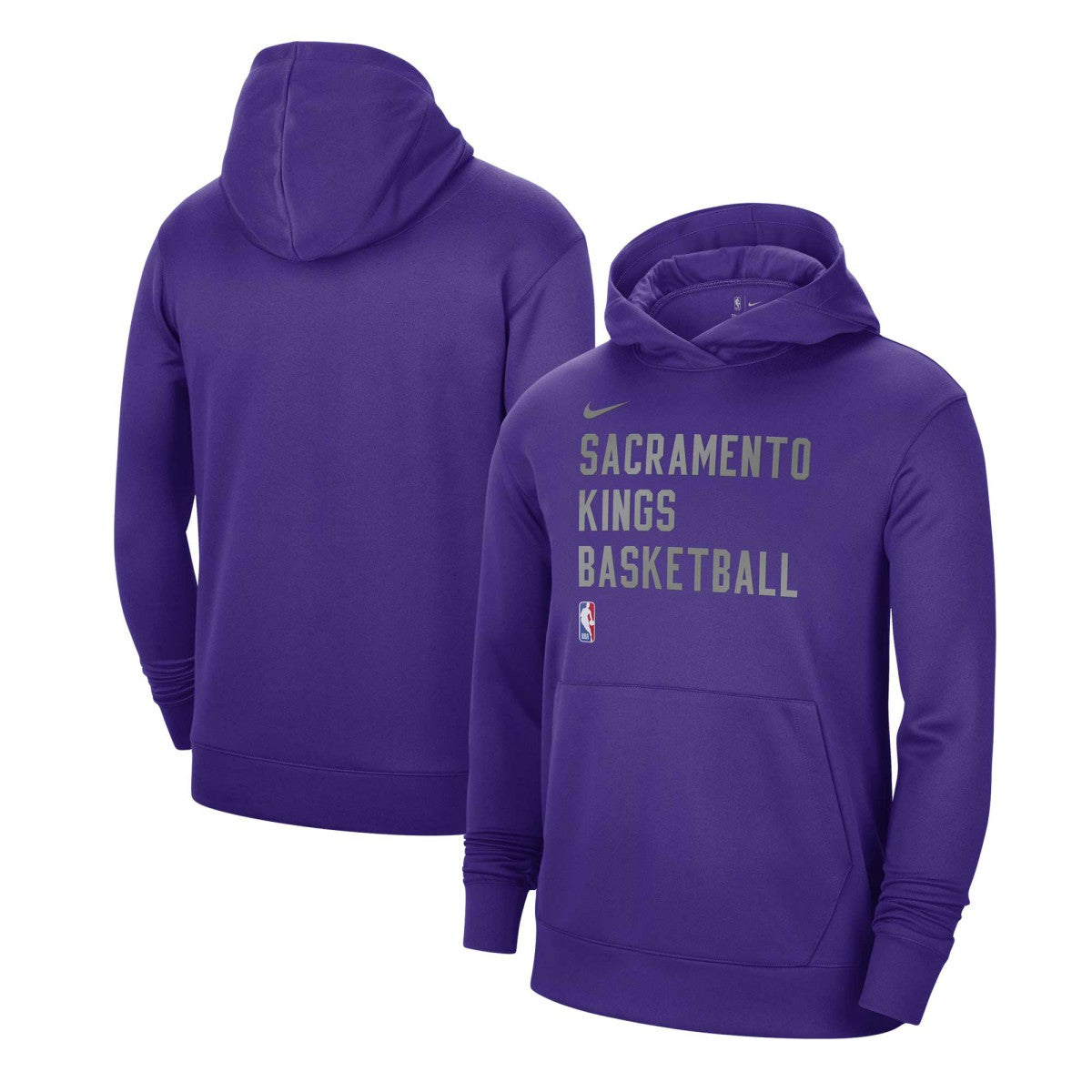 NBA Sacramento Kings Unisex 2023/24 Performance Spotlight On-Court Practice Pullover Hoodie