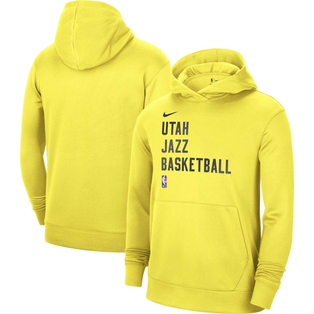 NBA Utah Jazz Unisex 2023/24 Performance Spotlight On-Court Practice Pullover Hoodie