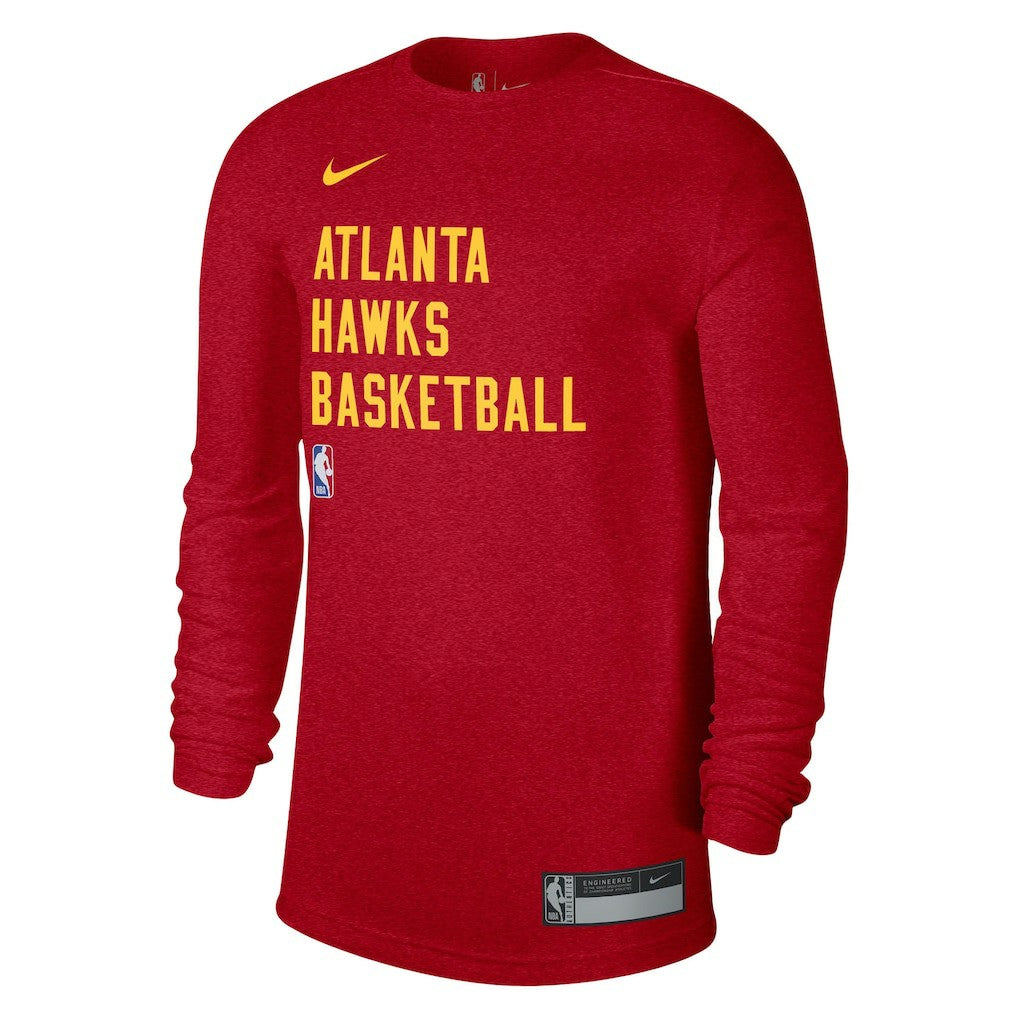 NBA Atlanta Hawks Unisex 2023/24 Legend On-Court Practice Long Sleeve T-Shirt