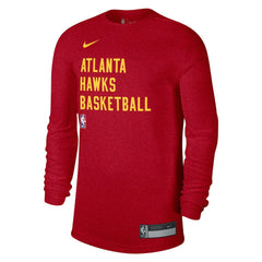 NBA Atlanta Hawks Unisex 2023/24 Legend On-Court Practice Long Sleeve T-Shirt