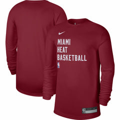 NBA Miami Heat Unisex 2023/24 Legend On-Court Practice Long Sleeve T-Shirt