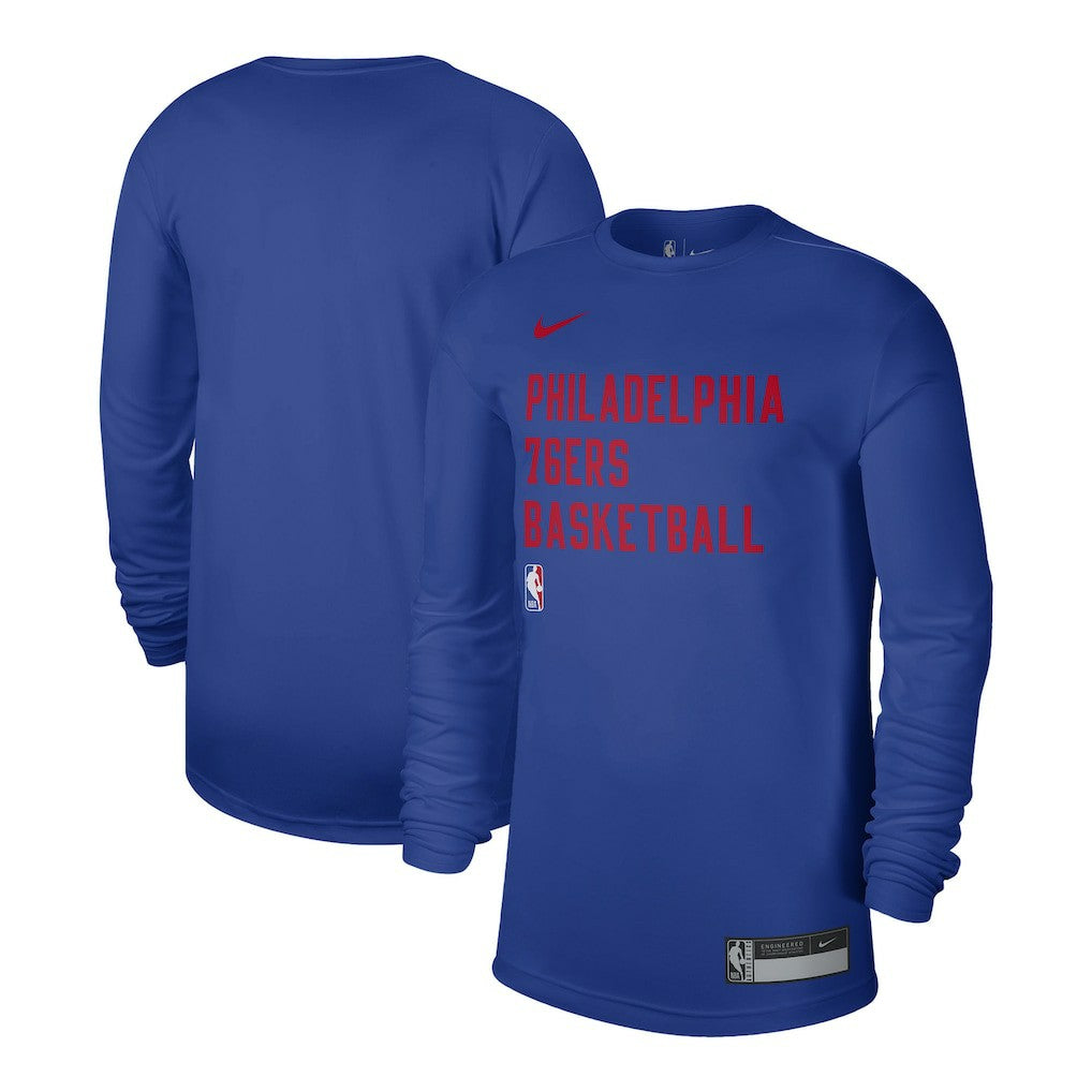 NBA Philadelphia 76ers Unisex 2023/24 Legend On-Court Practice Long Sleeve T-Shirt