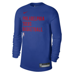 NBA Philadelphia 76ers Unisex 2023/24 Legend On-Court Practice Long Sleeve T-Shirt