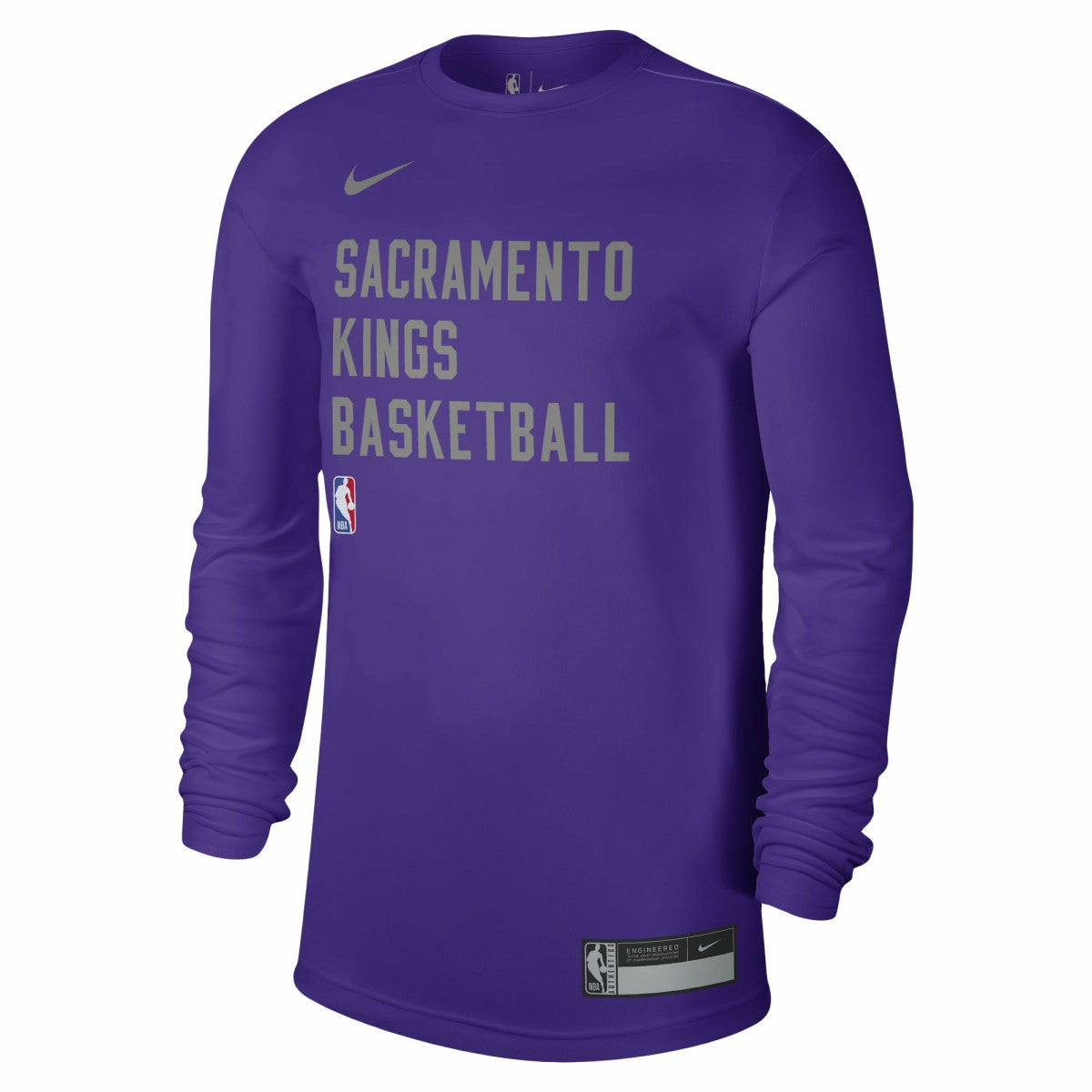 NBA Sacramento Kings Unisex 2023/24 Legend On-Court Practice Long Sleeve T-Shirt