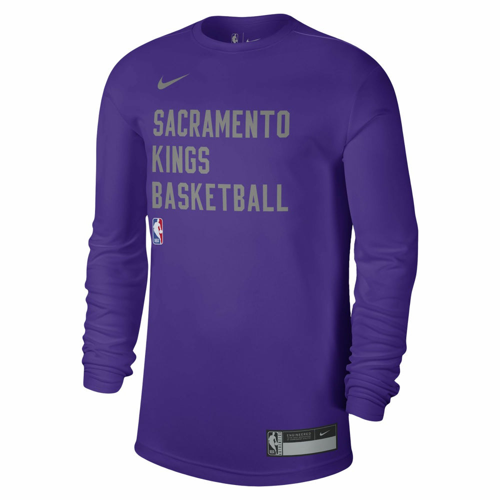 NBA Sacramento Kings Unisex 2023/24 Legend On-Court Practice Long Sleeve T-Shirt