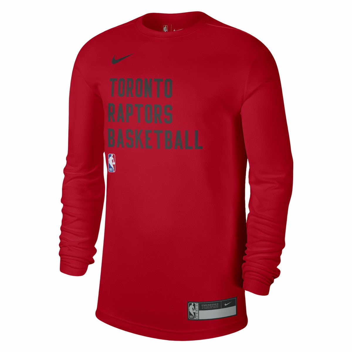NBA Toronto Raptors Unisex 2023/24 Legend On-Court Practice Long Sleeve T-Shirt