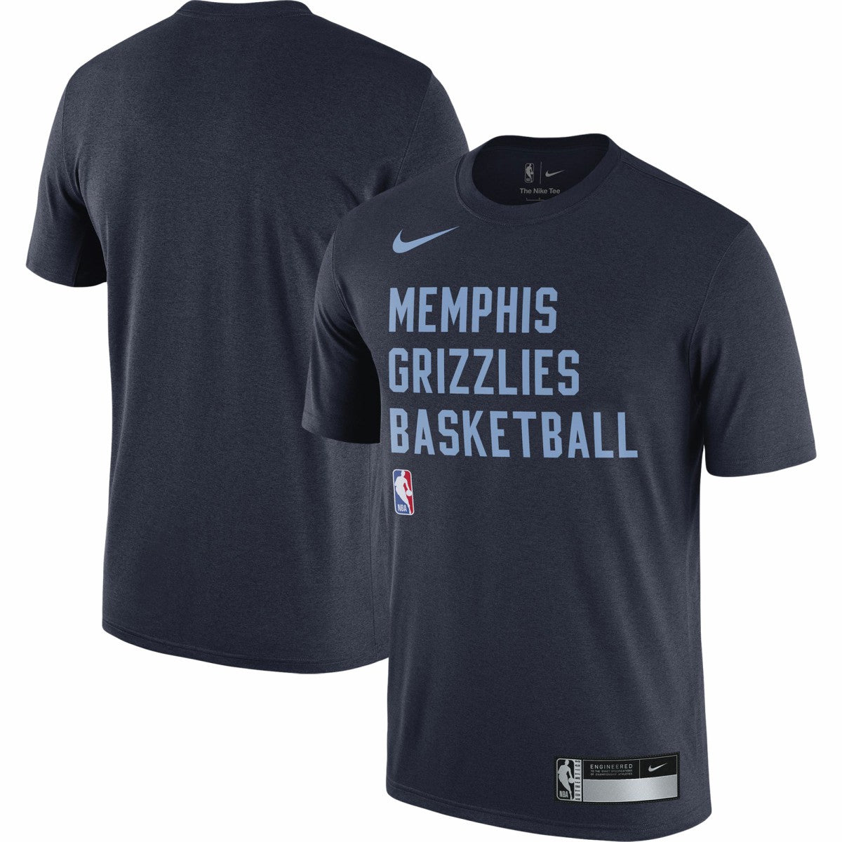 NBA Memphis Grizzlies 2023/24 Sideline Legend Performance Practice T-Shirt