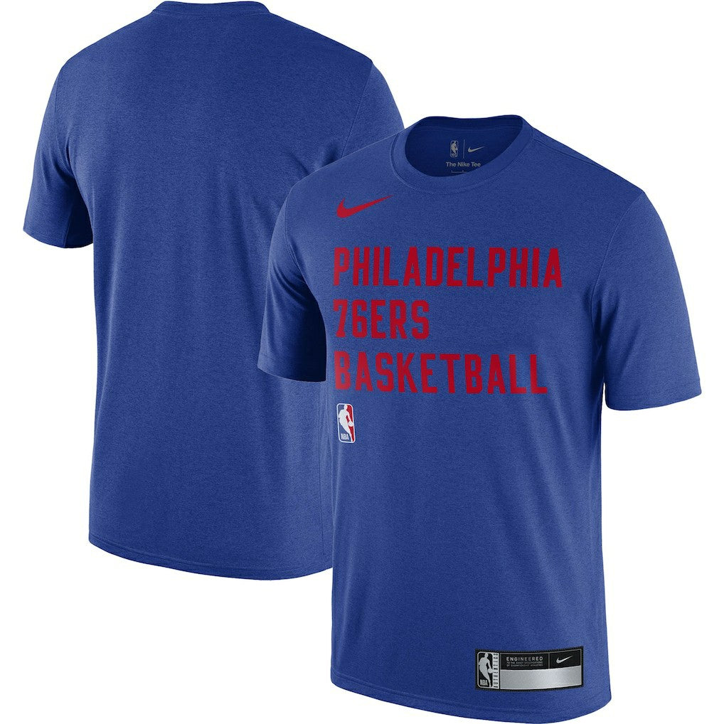 NBA Philadelphia 76ers 2023/24 Sideline Legend Performance Practice T-Shirt
