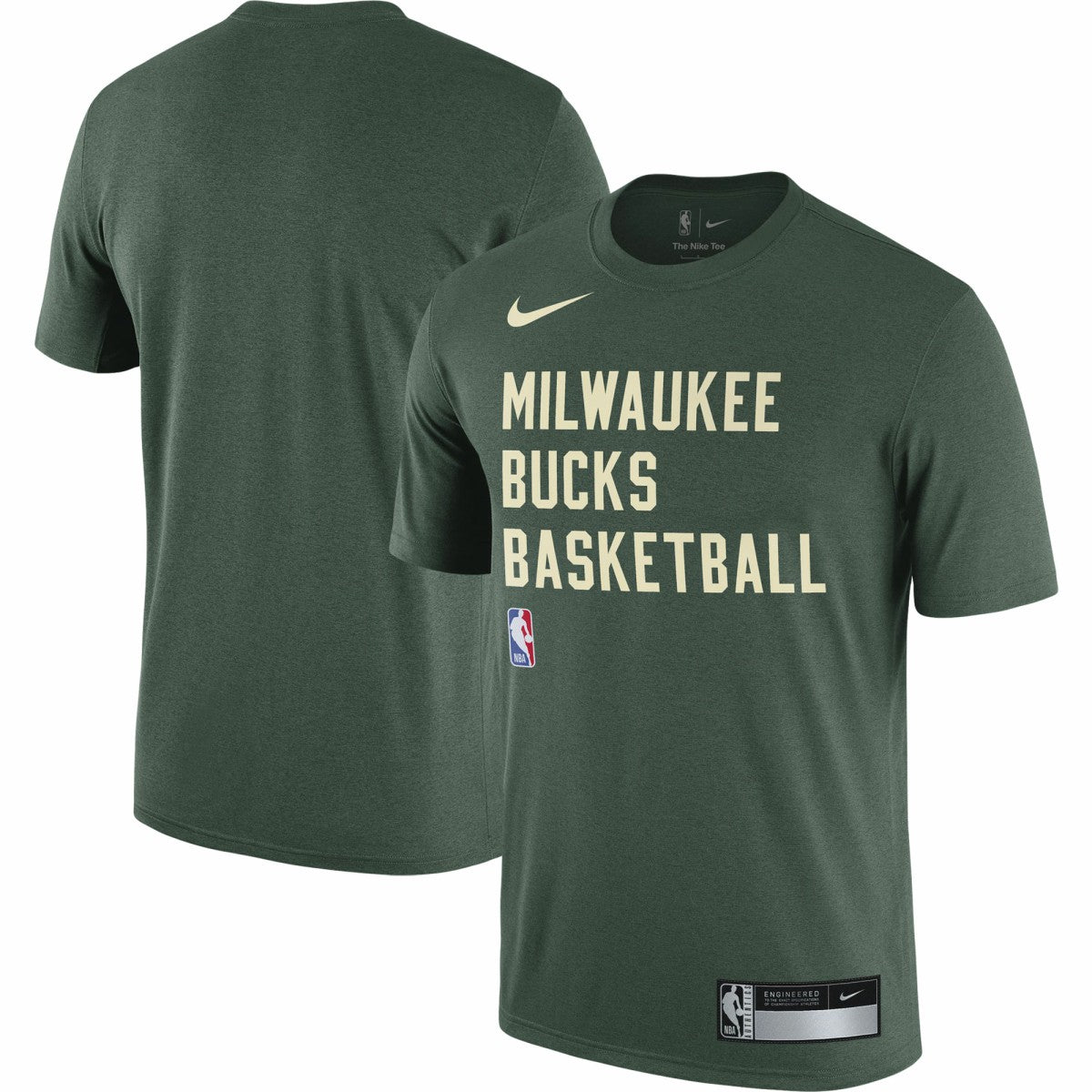 NBA Milwaukee Bucks 2023/24 Sideline Legend Performance Practice T-Shirt