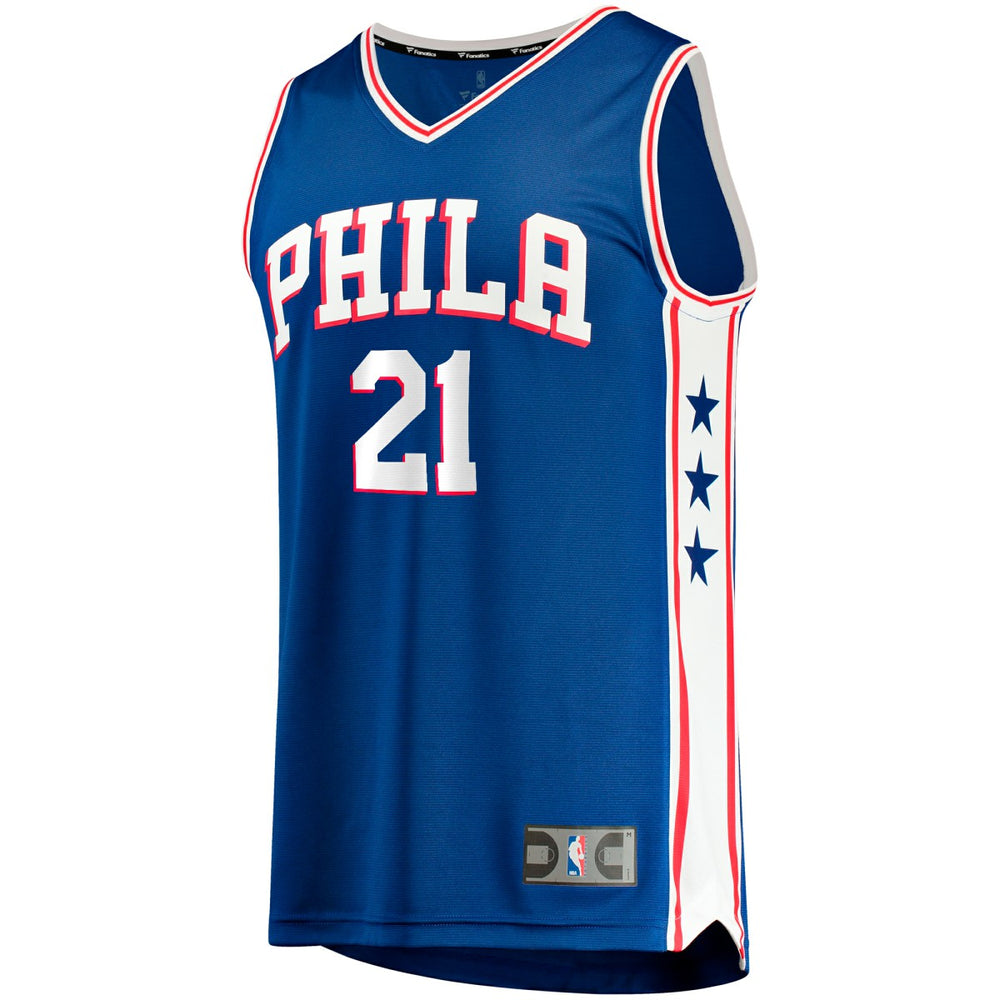 NBA Joel Embiid Philadelphia 76ers Big & Tall Fast Break Player Jersey