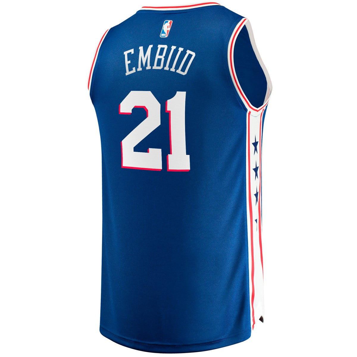 NBA Joel Embiid Philadelphia 76ers Big & Tall Fast Break Player Jersey