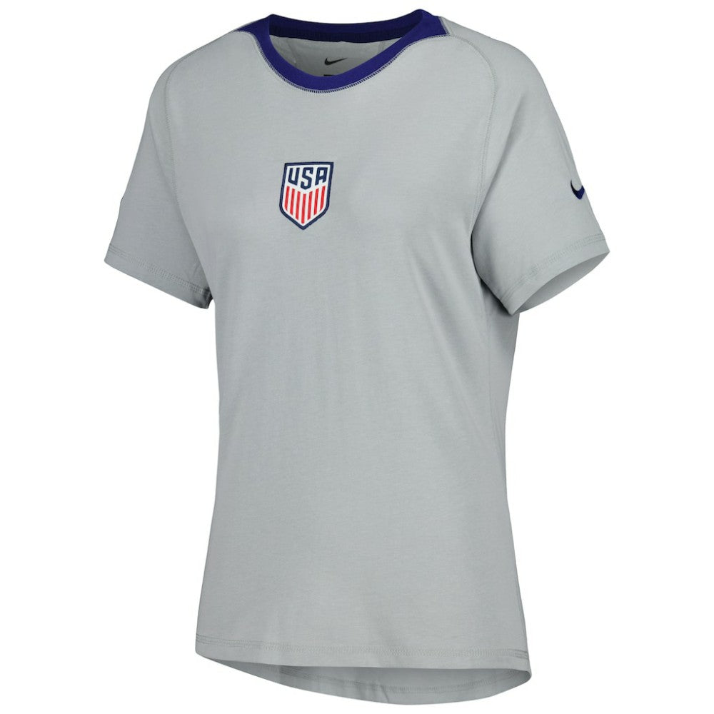 USMNT Women's Travel Raglan T-Shirt - Nike Gray