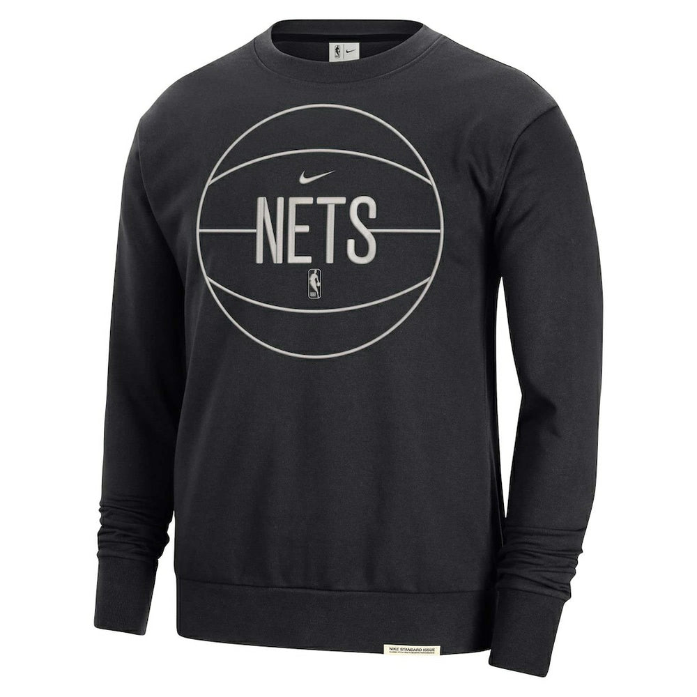 NBA Brooklyn Nets 2023/24 Authentic Standard Issue Travel Performance Pullover Sweatshirt