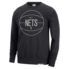 NBA Brooklyn Nets 2023/24 Authentic Standard Issue Travel Performance Pullover Sweatshirt