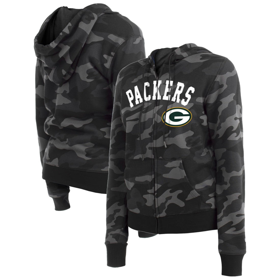 Women's Camo Full-Zip Hoodie - Green Bay Packers