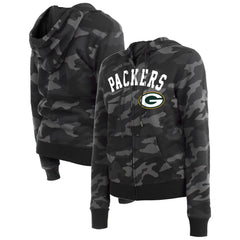 Women's Camo Full-Zip Hoodie - Green Bay Packers