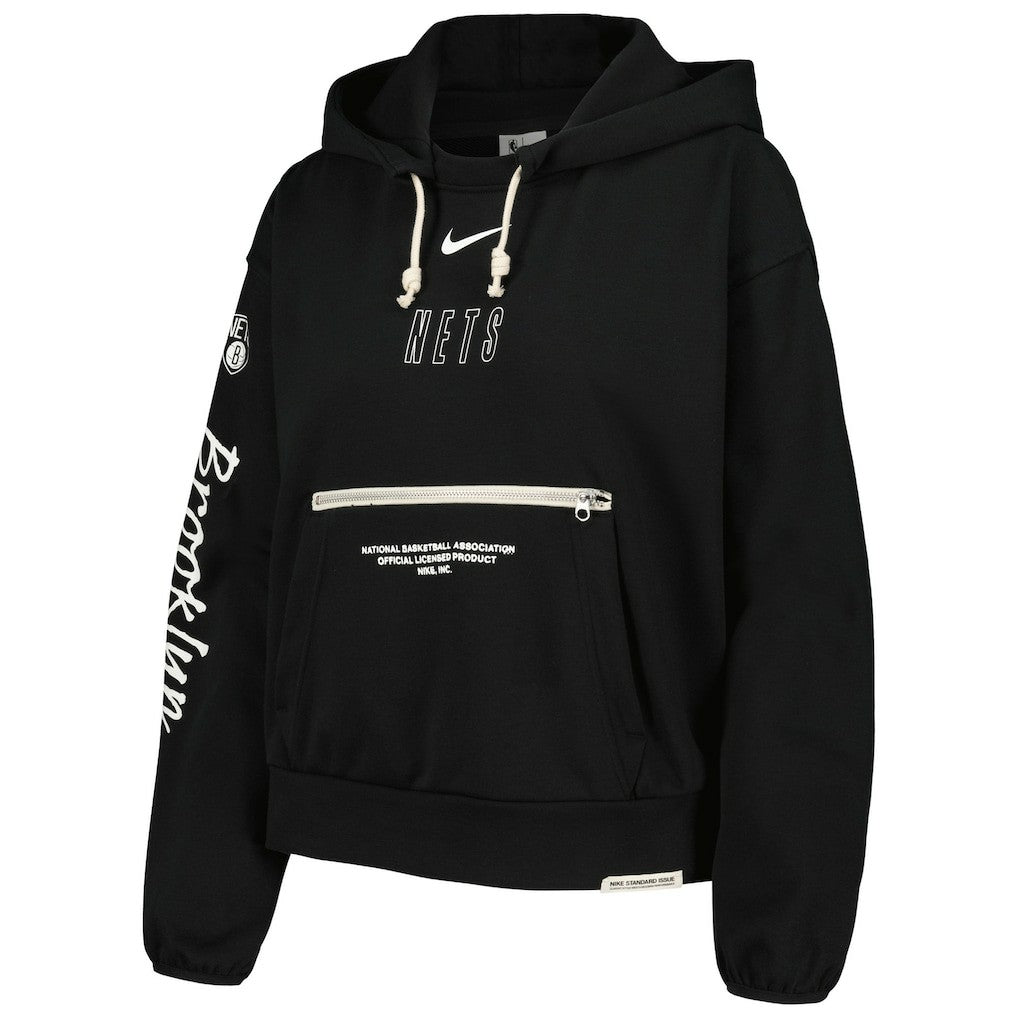 NBA Brooklyn Nets Women's Courtside Standard Issue Performance Pullover Hoodie