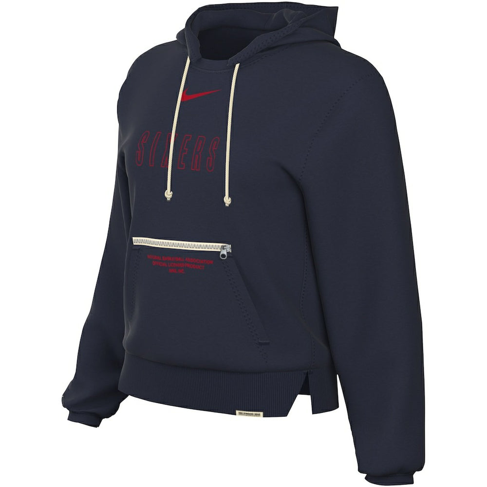 NBA Philadelphia 76ers Women's Courtside Standard Issue Performance Pullover Hoodie