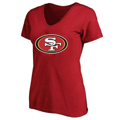 Christian McCaffrey  Women's Plus Size Fair Catch Name & Number Scoop Neck T-Shirt - San Francisco 49ers