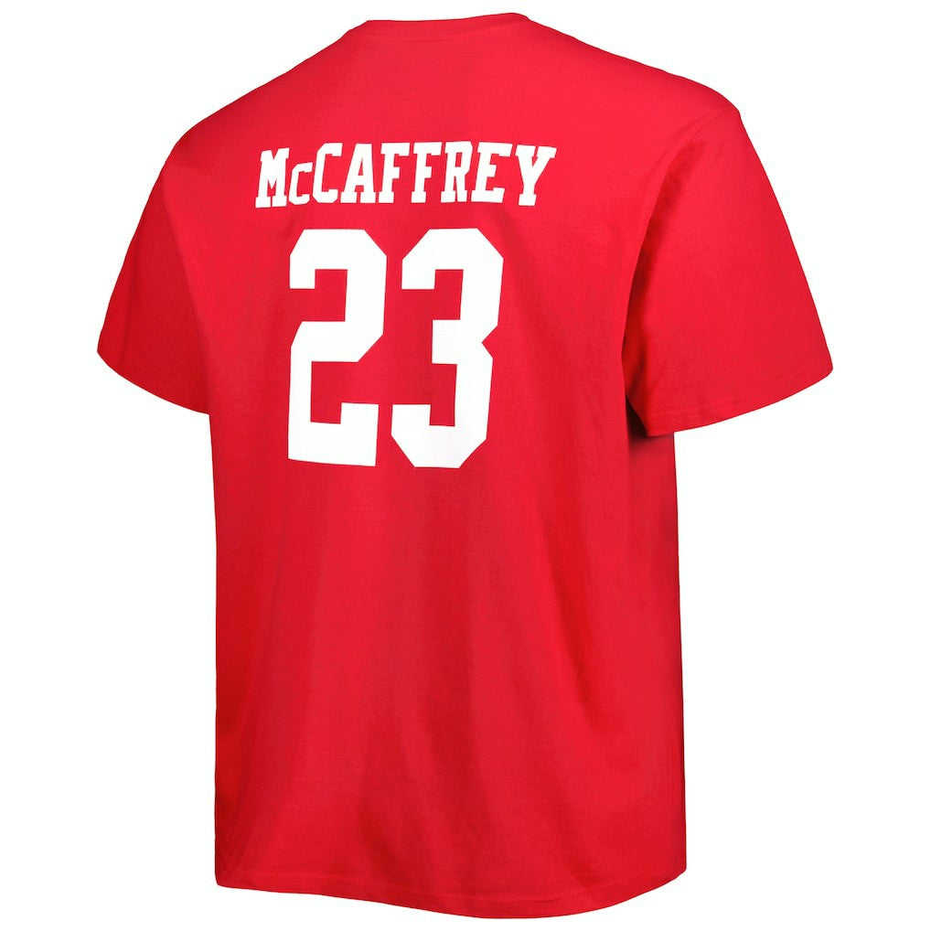 Christian McCaffrey  Big & Tall Player Name & Number T-Shirt - San Francisco 49ers
