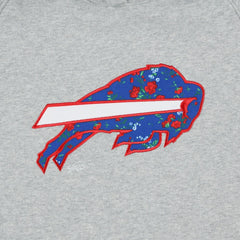 Women's Floral Raglan Pullover Hoodie - Buffalo Bills