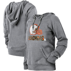 Women's Floral Raglan Pullover Hoodie - Cleveland Browns