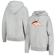Women's Floral Raglan Pullover Hoodie - Denver Broncos