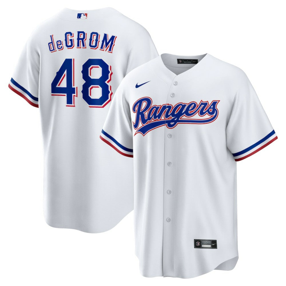 MLB Jacob deGrom Texas Rangers Nike Home Replica Player Jersey