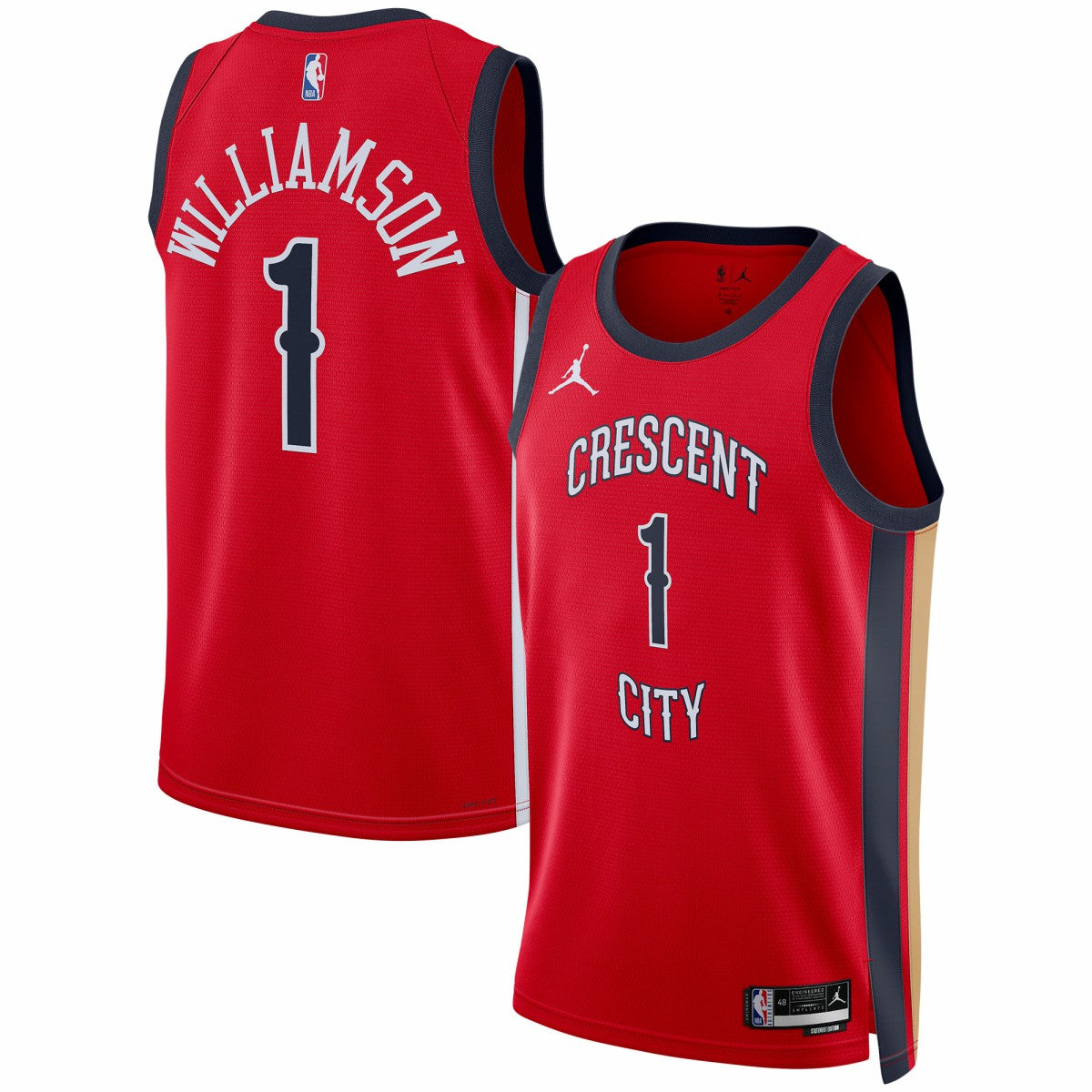 NBA Zion Williamson New Orleans Pelicans Jordan Brand Unisex Swingman Jersey